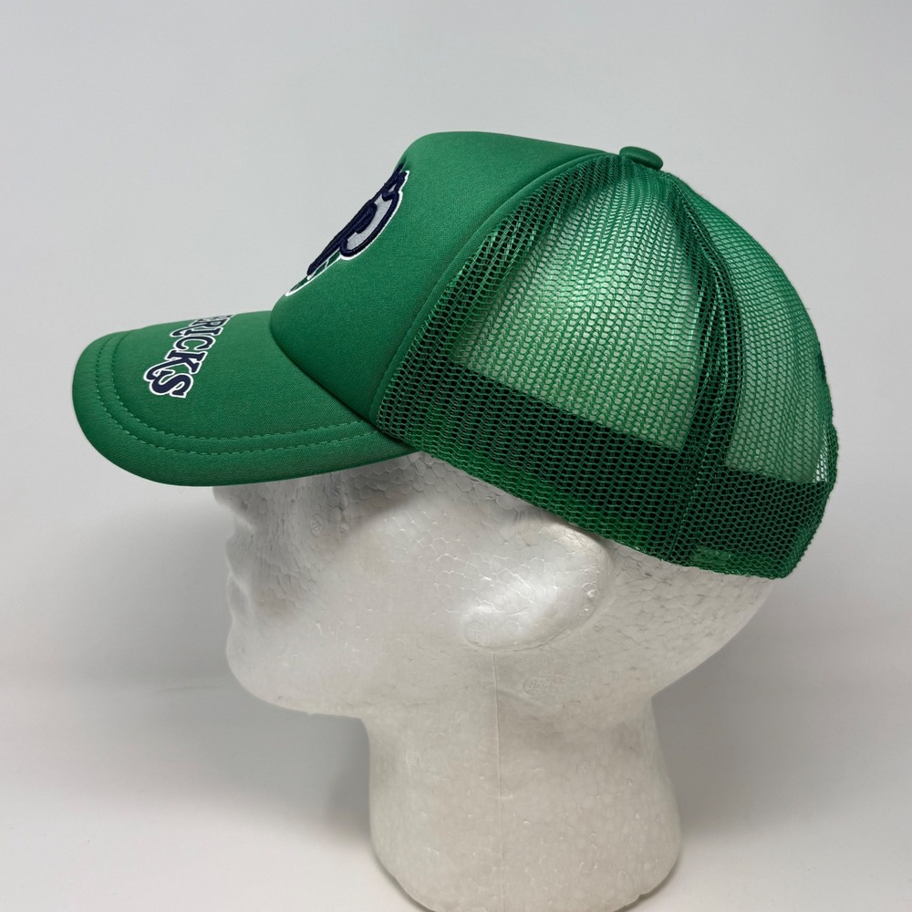 Mitchell & Ness Dallas Mavericks 2011 NBA Finals Trucker Hat Green Snapback - Picture 4 of 9